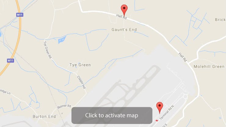 Desalis Stansted Map